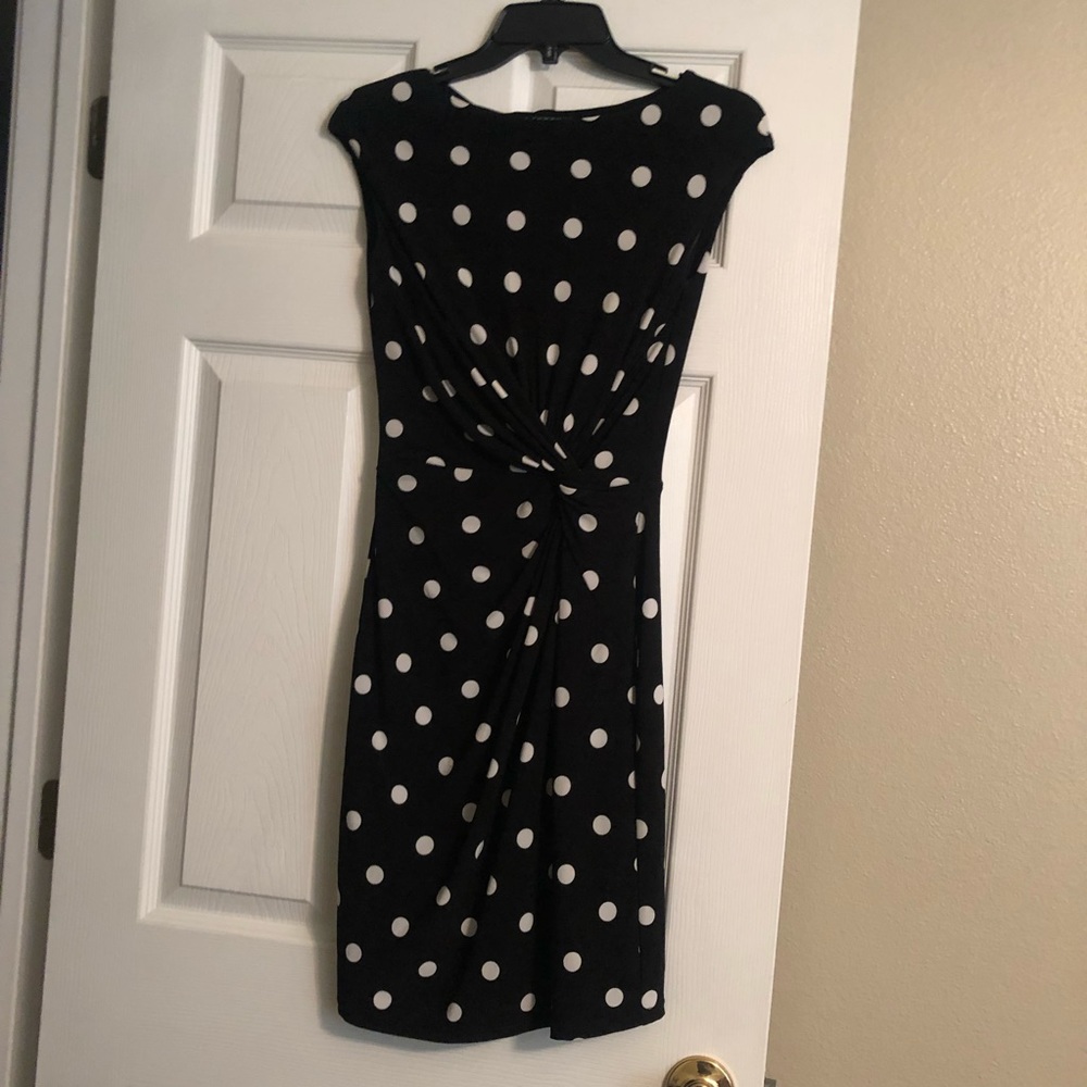 Black & White Polka Dress
